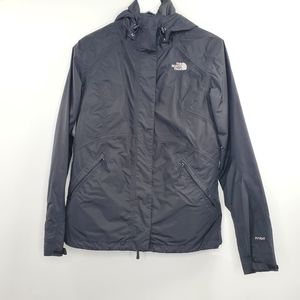 North Face Hooded HyVent Black Insulated Jacket Puffer Liner Combo